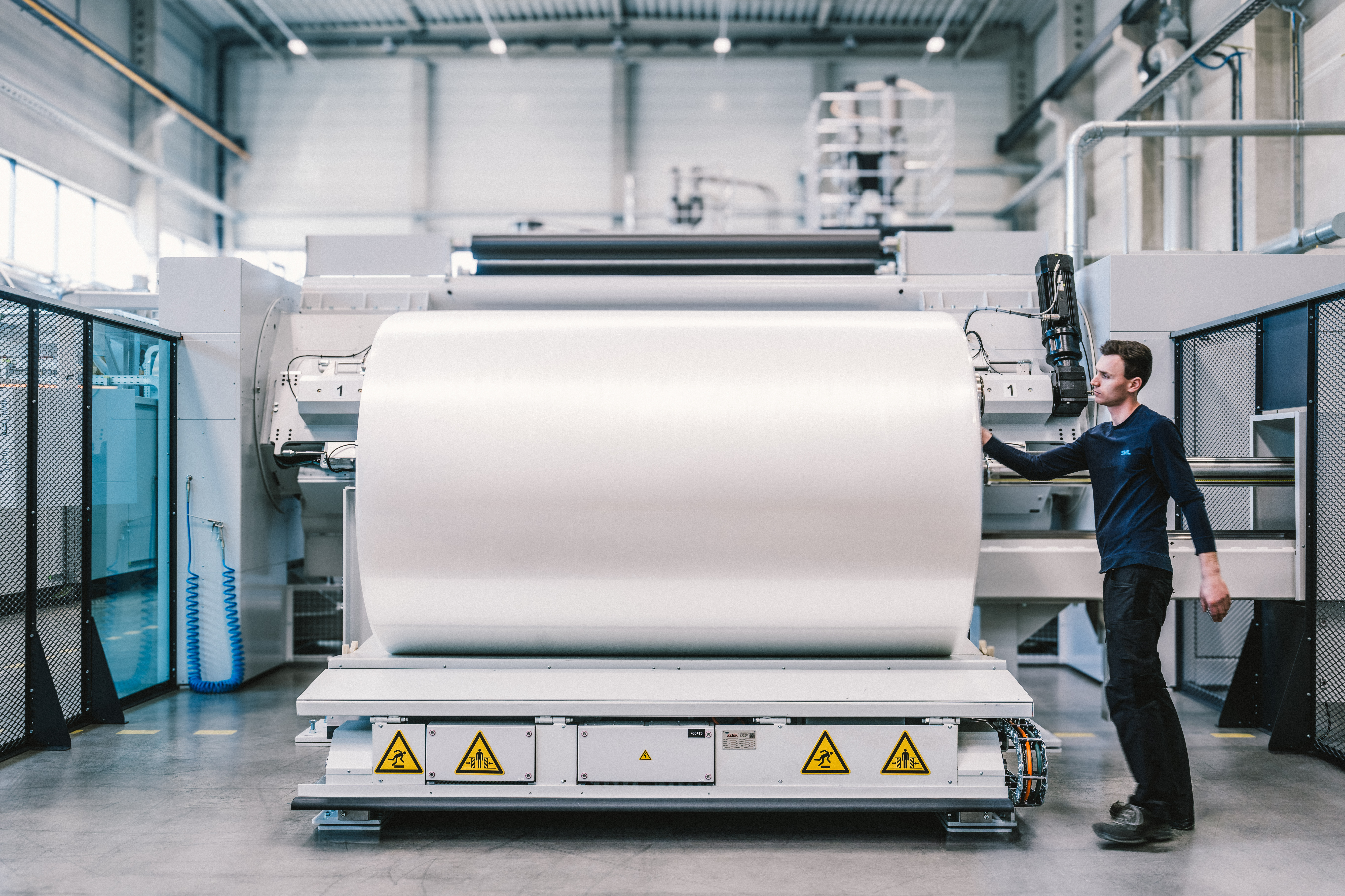 Turret Winder W1300 for jumbo rolls